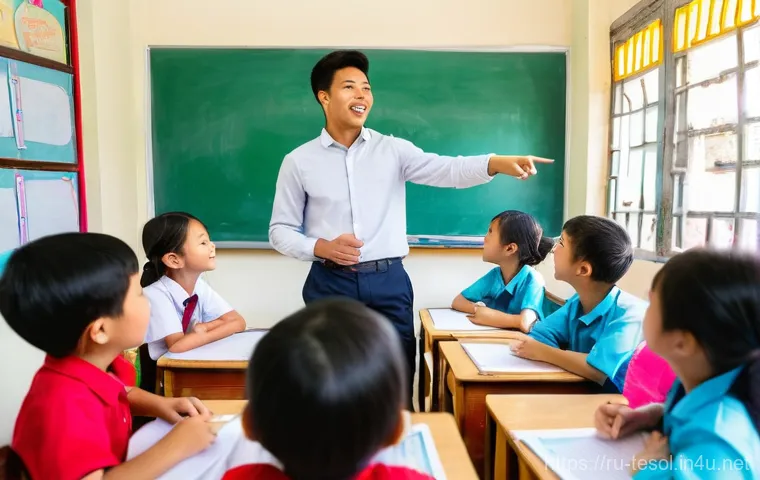 TESOL 취득 후 해외 생활 - **Prompt 1: Remote Teaching Freedom**
    A happy young woman, in her late 20s or early 30s, with a ...