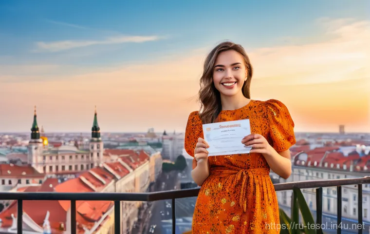 TESOL 자격증을 활용한 진로 개발 - Image Prompt 1: The World Traveler Teacher**