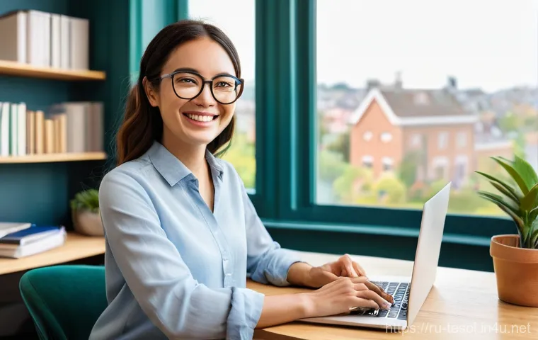 TESOL 자격증으로 가능한 교육 사업 - **Prompt:** A young, energetic female English teacher, dressed in smart casual attire (such as a tas...